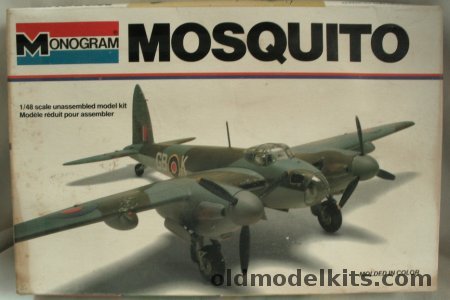 Monogram 1/48 De Havilland Mosquito N.F.II / Mk.IV / F.B.VI / II Night Intruder 'White Box' Issue, 5408 plastic model kit